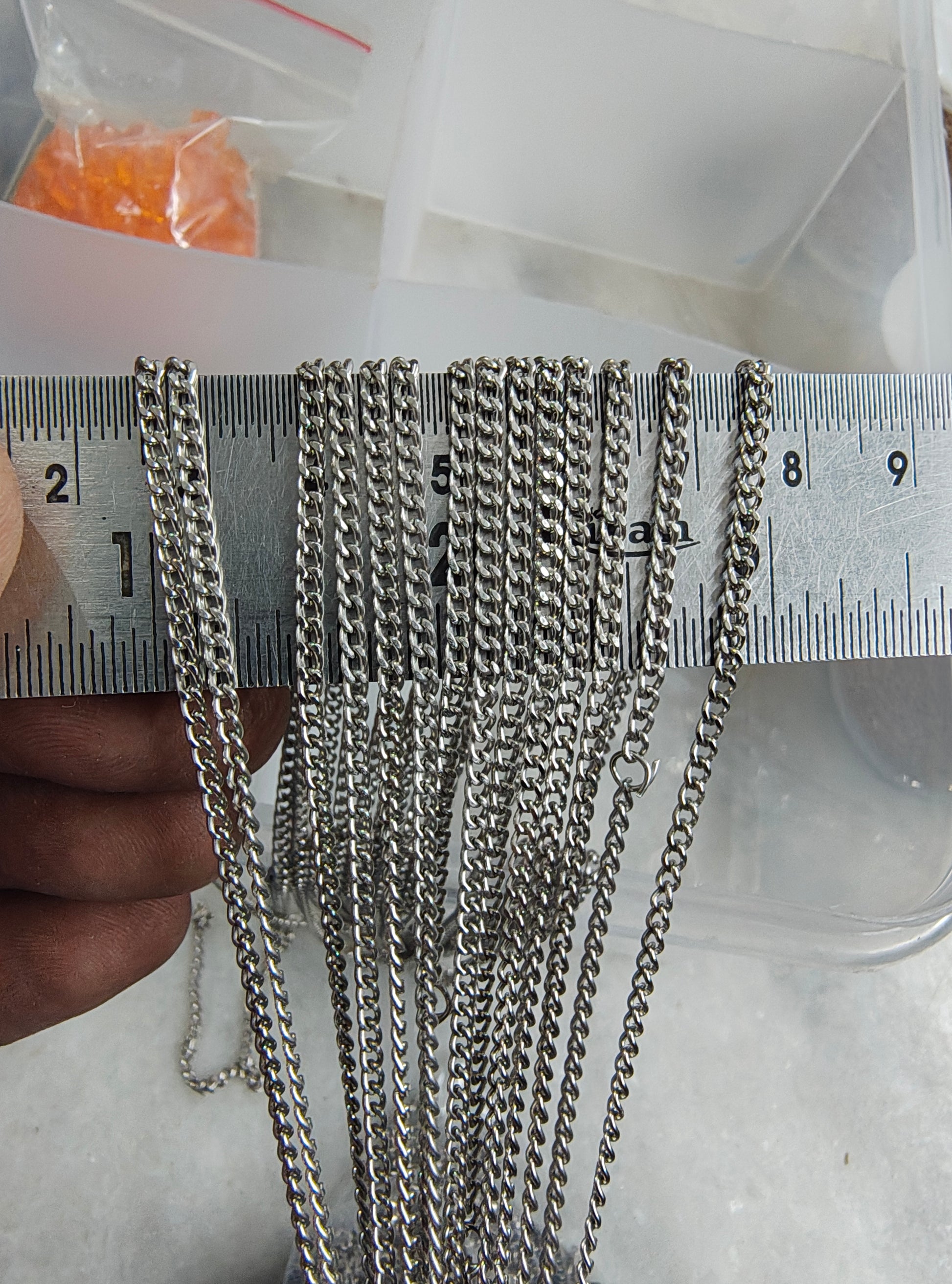 Antique silver chain (ch-530)