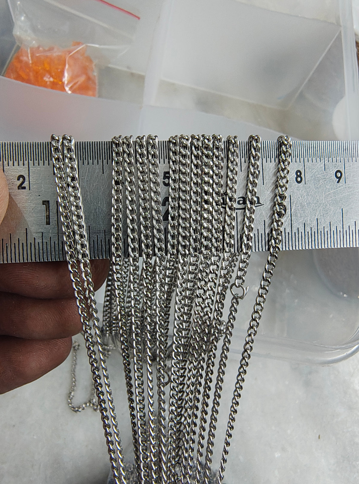 Antique silver chain (ch-530)