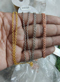 Antiturnish ready made chain( ch-533,534,535)