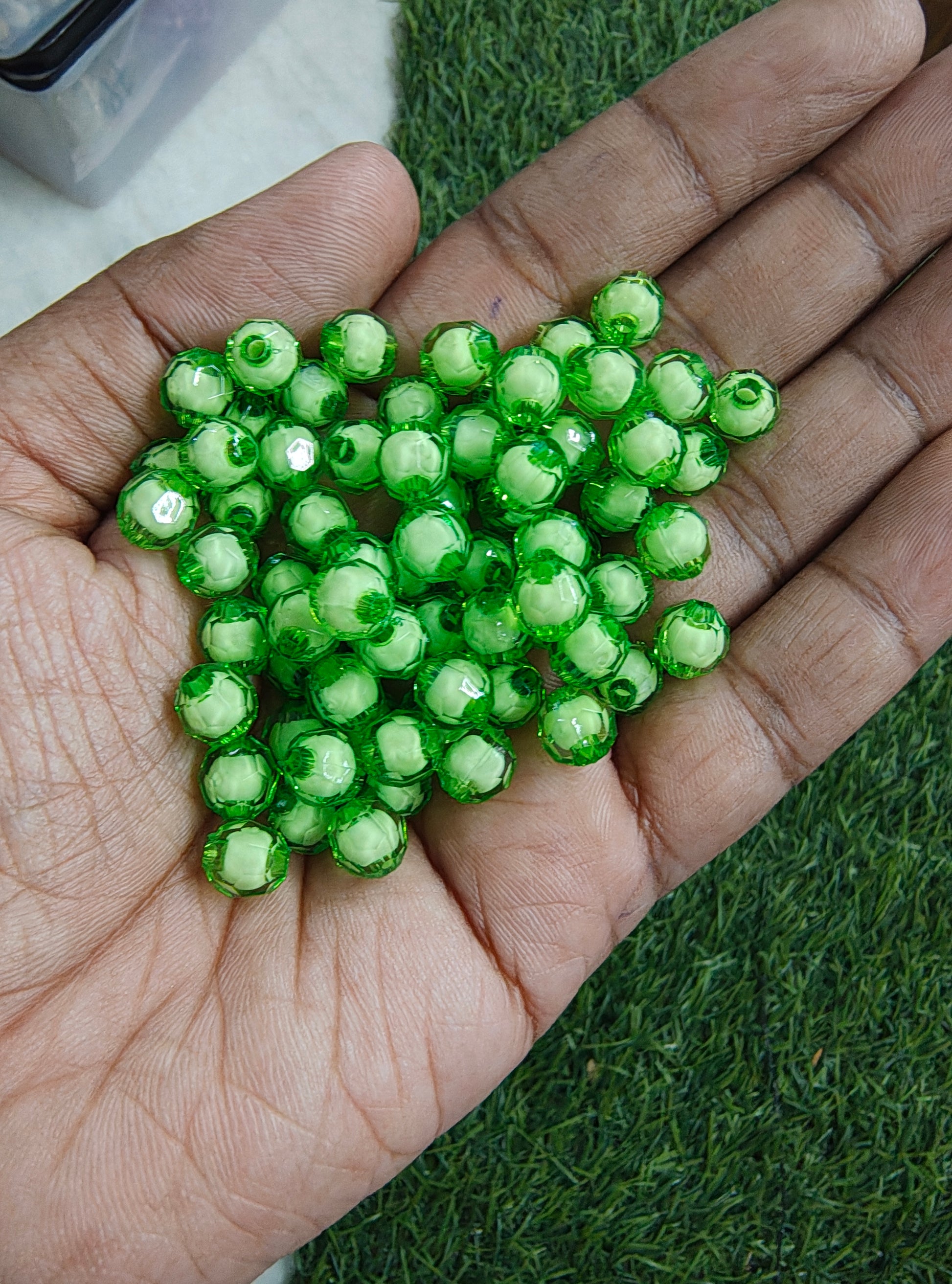 Dual tone acrylic beads( AB2114)