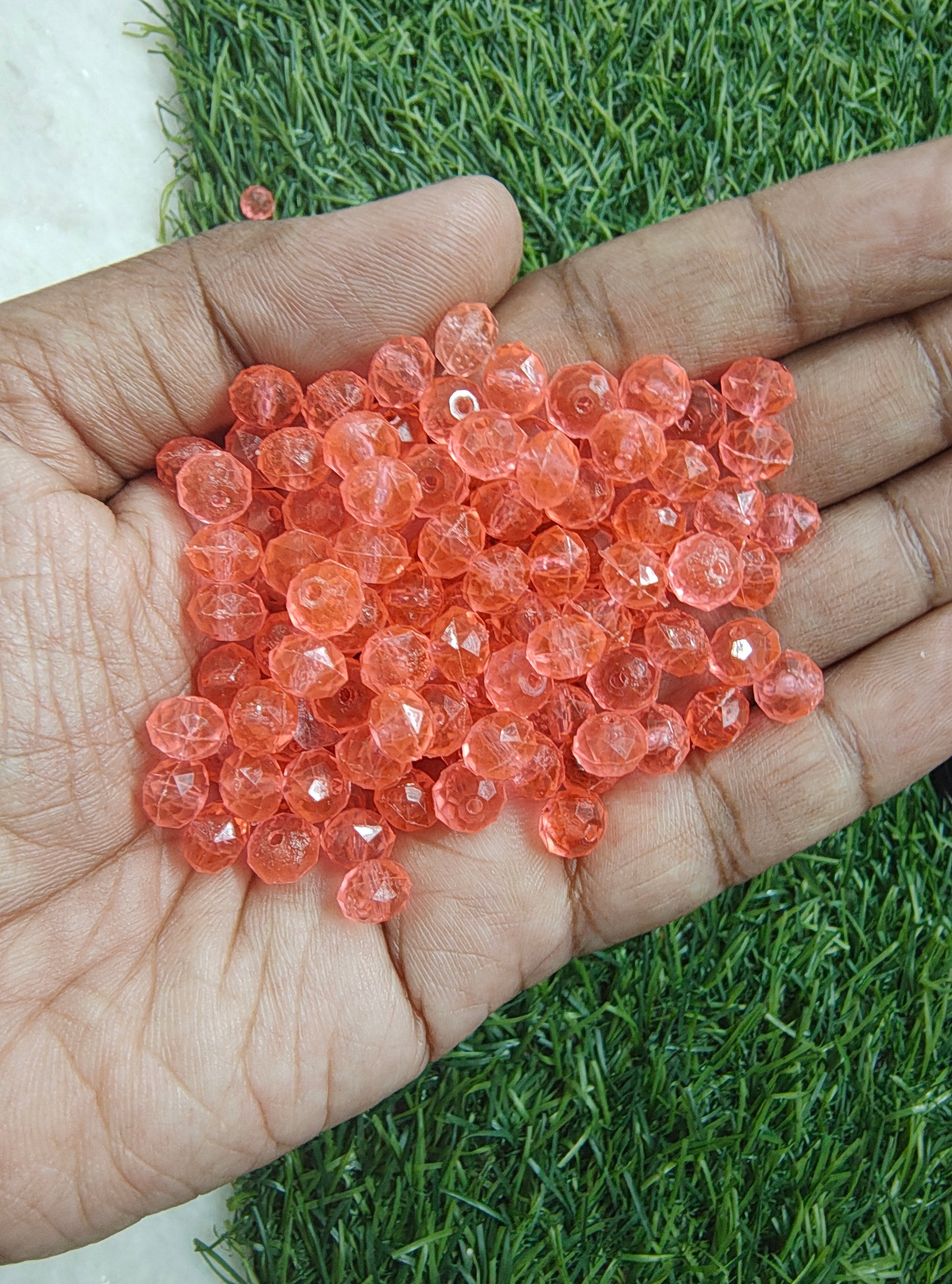 8mm acrylic crystal beads (AB2125)