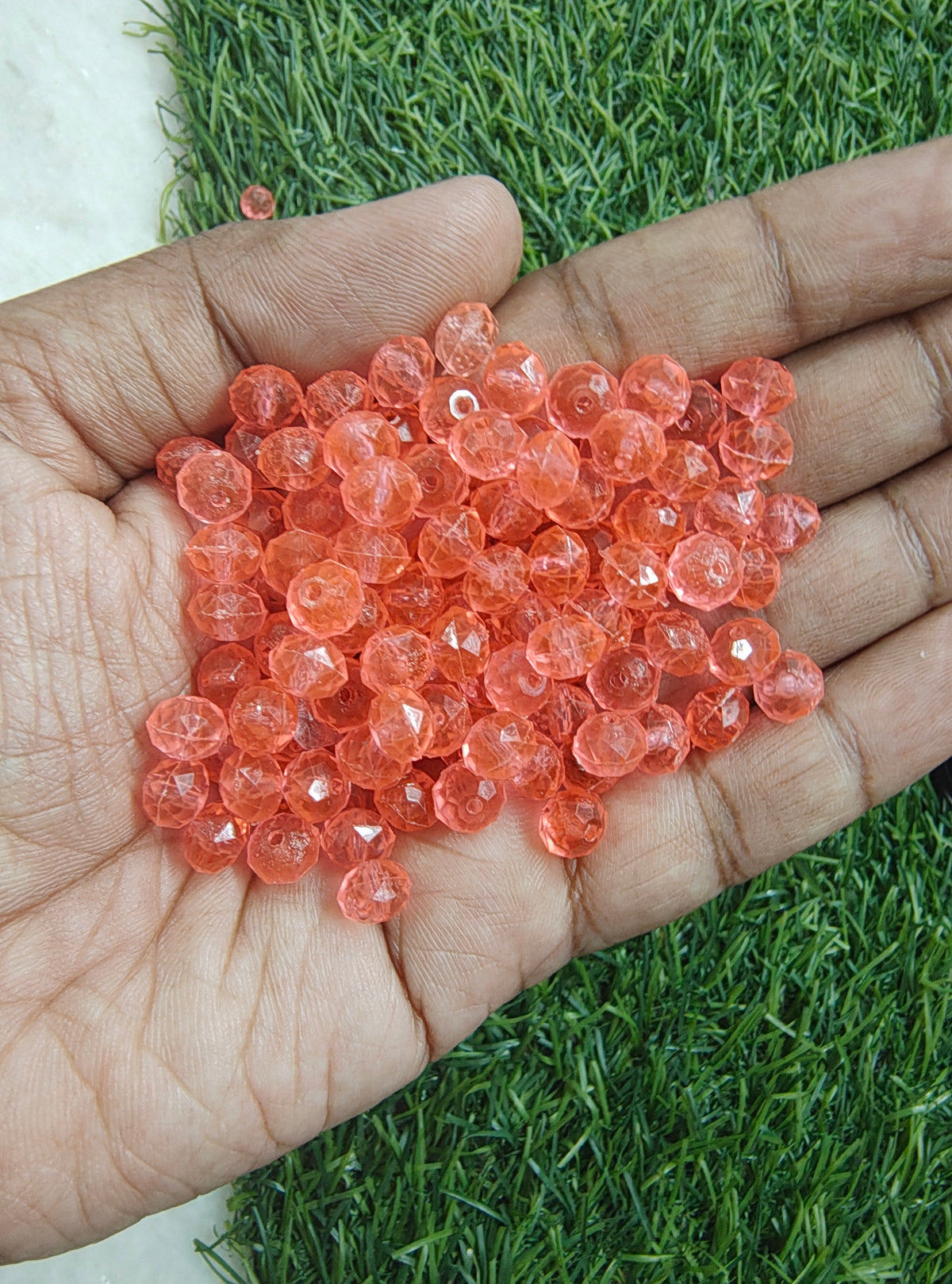 8mm acrylic crystal beads (AB2125)