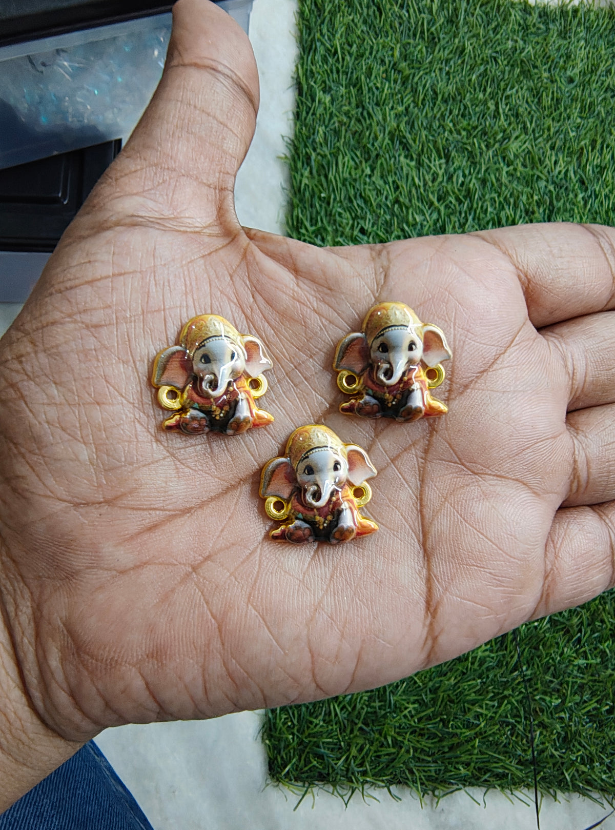 Ganesha rakhi charm2 ( RC3040 )