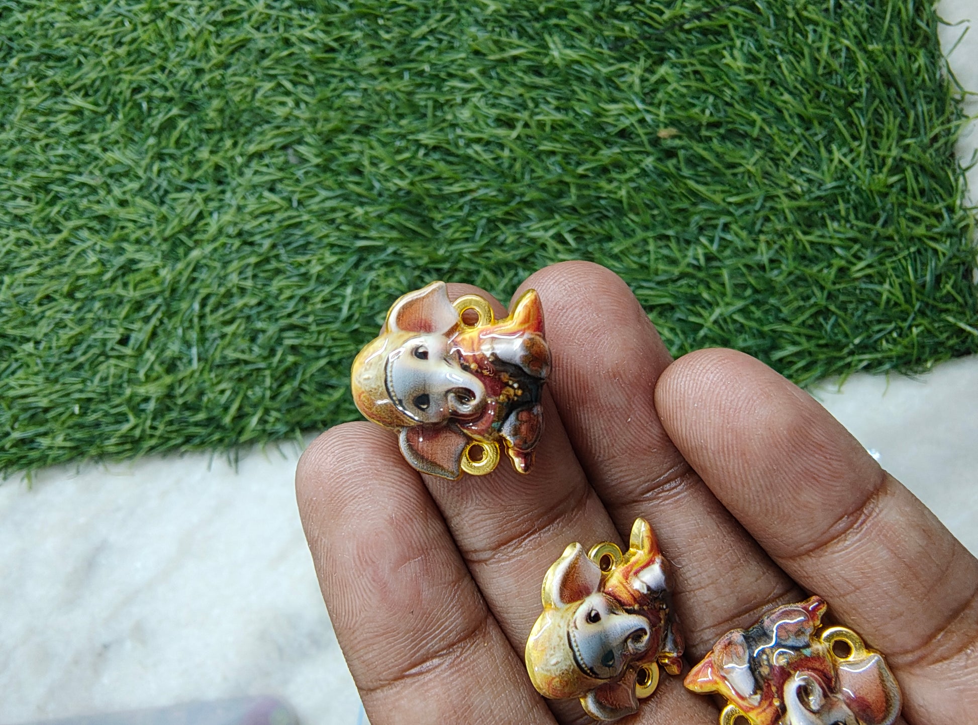 Ganesha rakhi charm2 ( RC3040 )