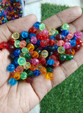 8mm mix colour acrylic crystal beads (AB2127)