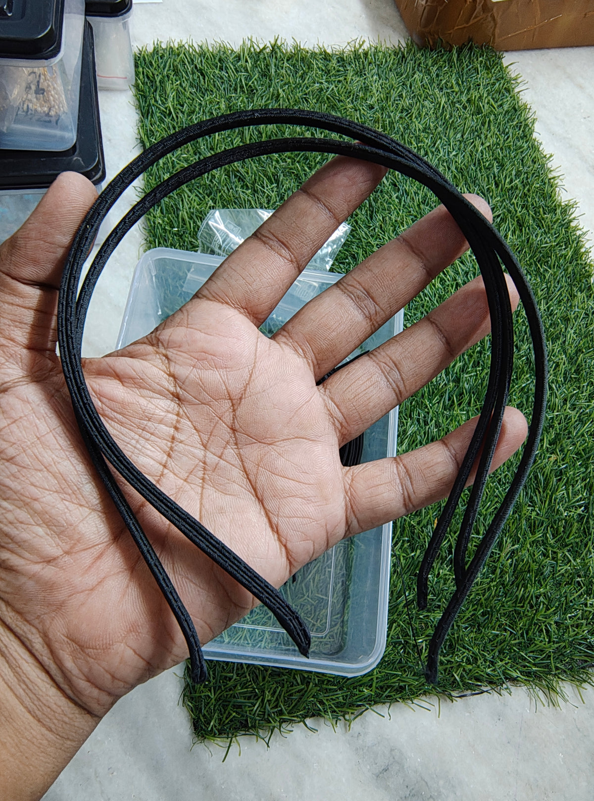 5mm Black hairband !!10 piece!!( OP1018 )