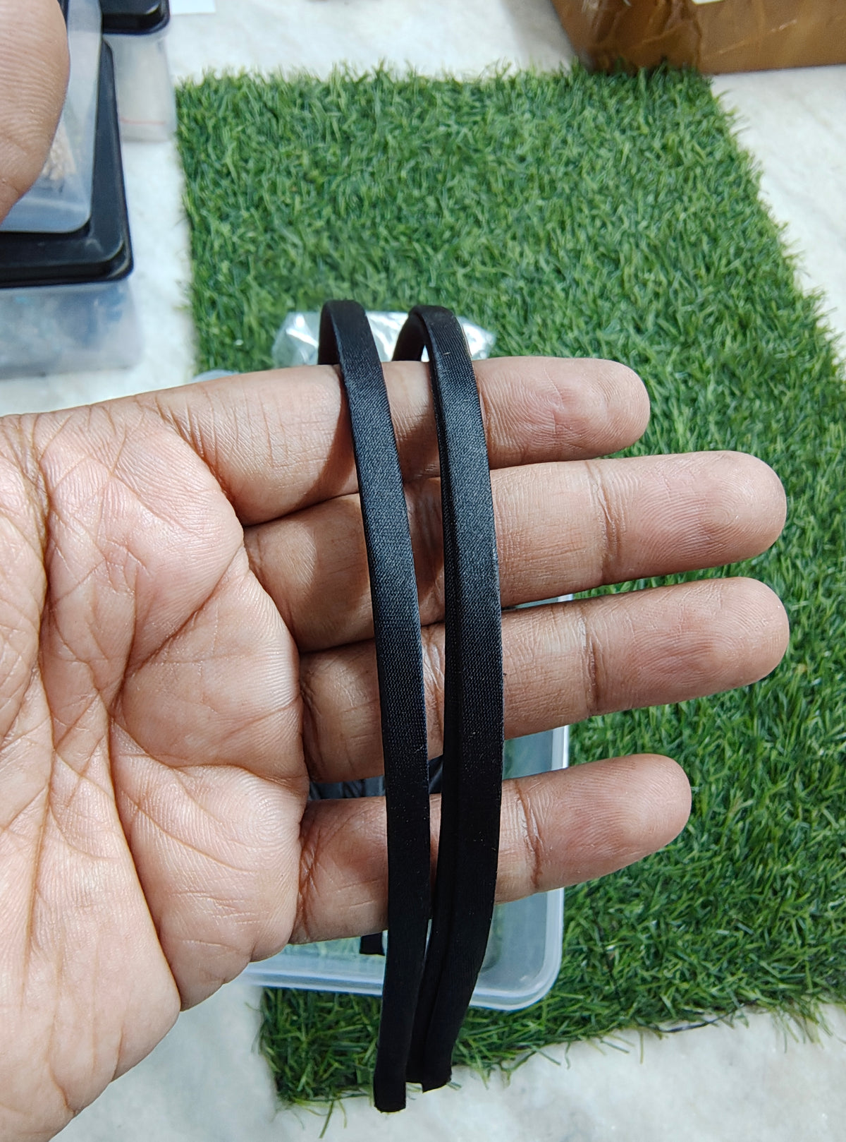 5mm Black hairband !!10 piece!!( OP1018 )