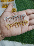 Metal bow charm ( MTC7044 )