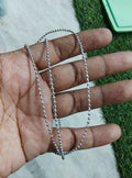 Acrylic silver ball chain (JF1062)