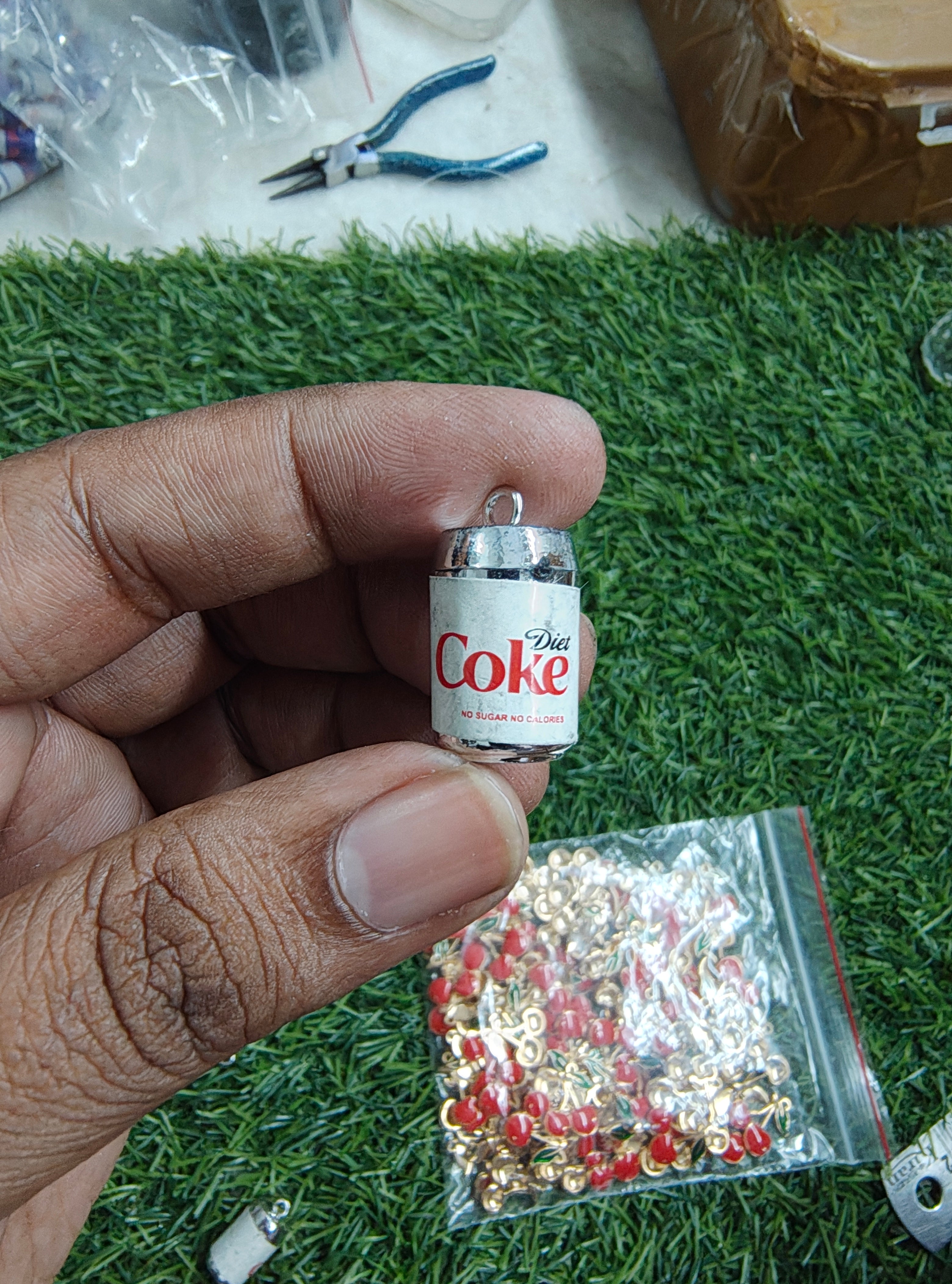 Diet coke 3d charm( 10 piece) ( 3DC1025 )