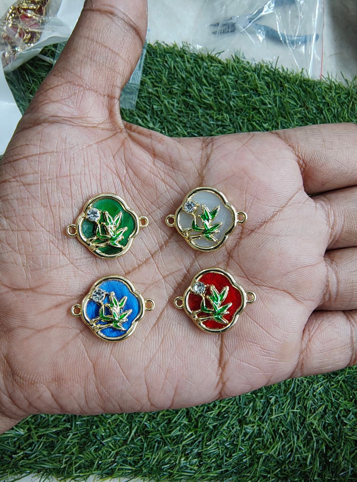 Rose rakhi charm ( RC3041 )