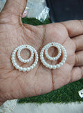 Pearl double round acrylic rings ( APB3022)
