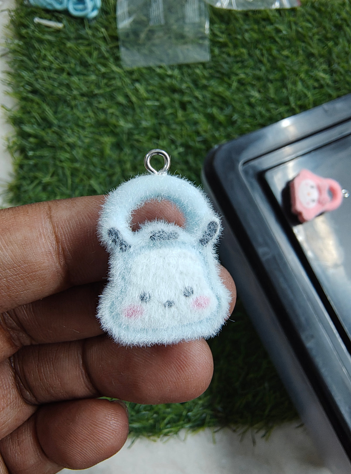 Purse fur charm ( 3DC1029 )