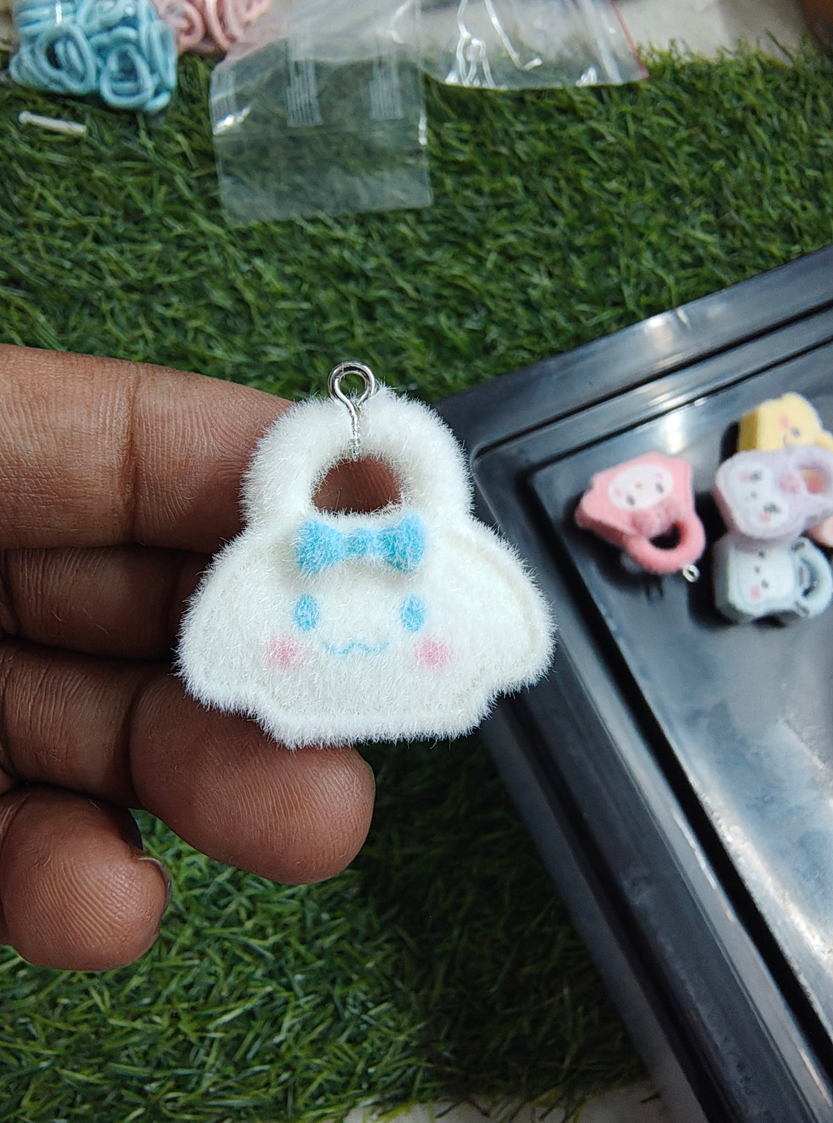 Purse fur charm ( 3DC1029 )