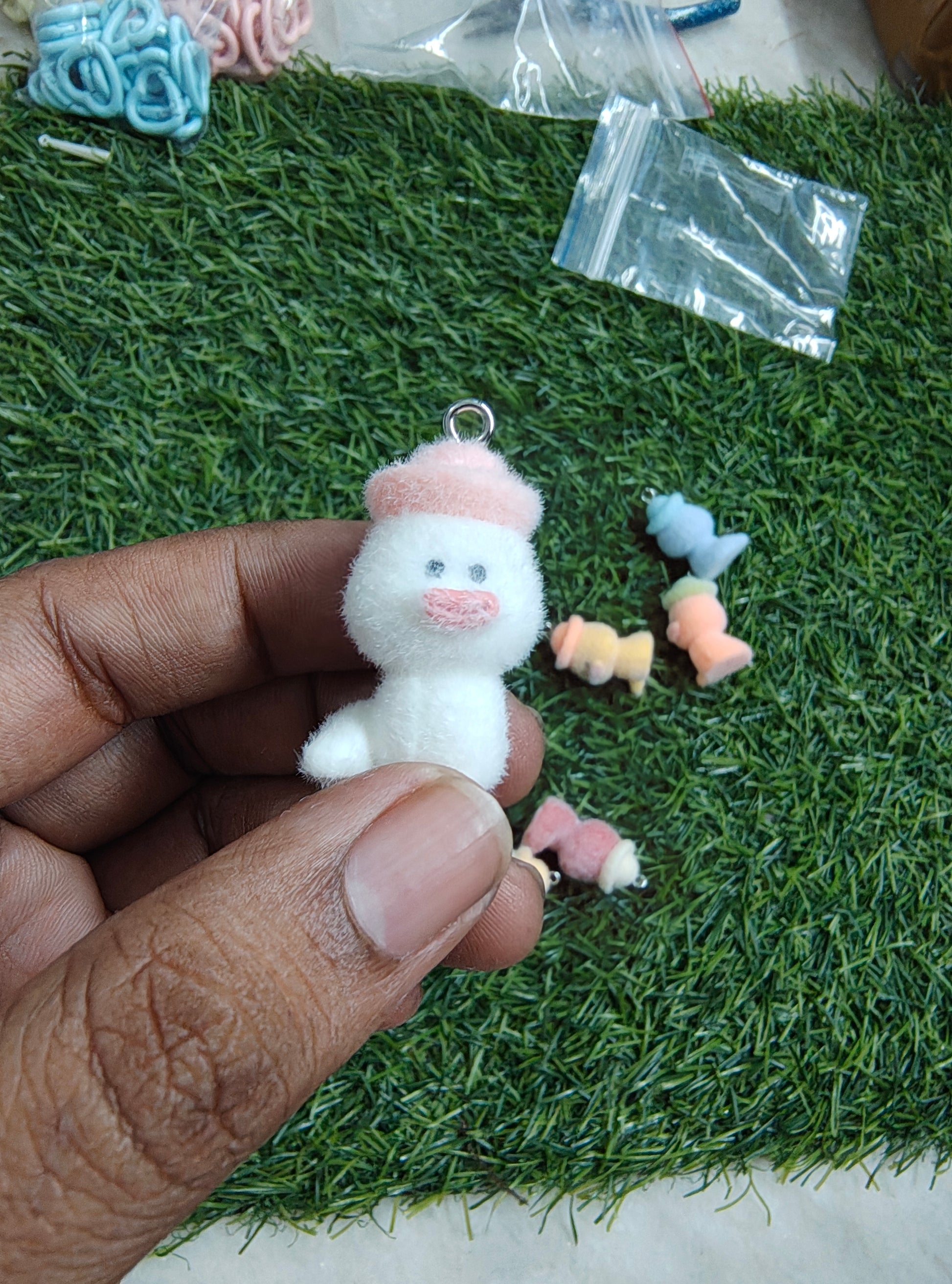 Duck fur charm