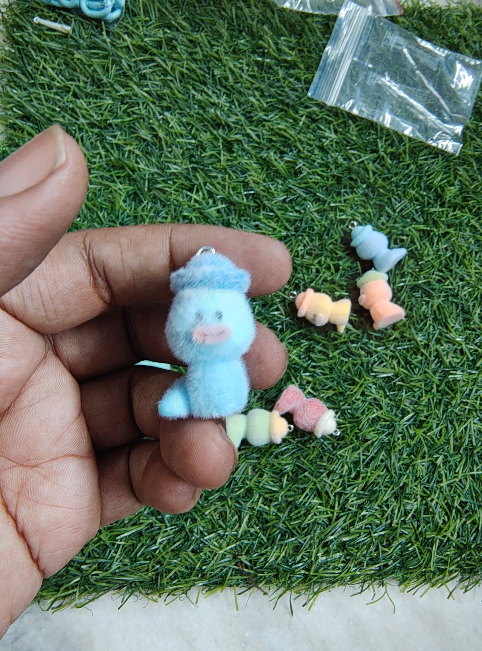 Duck fur charm