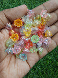 Transparent acrylic tulip beads (AB2131)