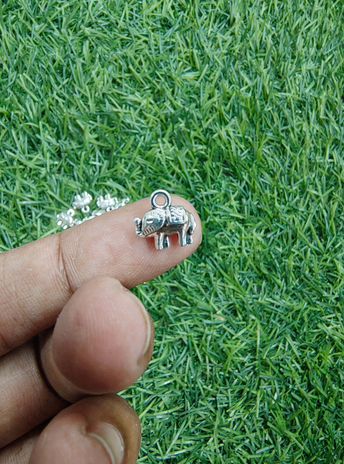 Gun/aroplane/elephant metal charm ( MTC7055)