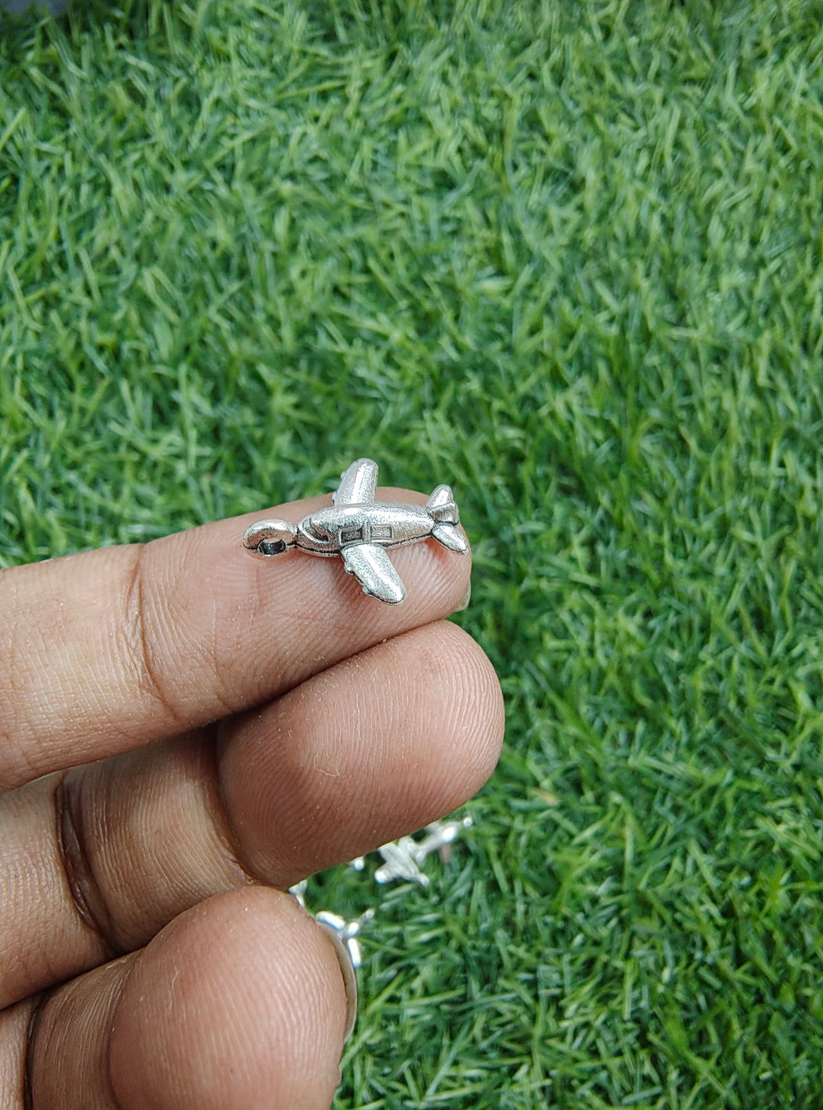 Gun/aroplane/elephant metal charm ( MTC7055)