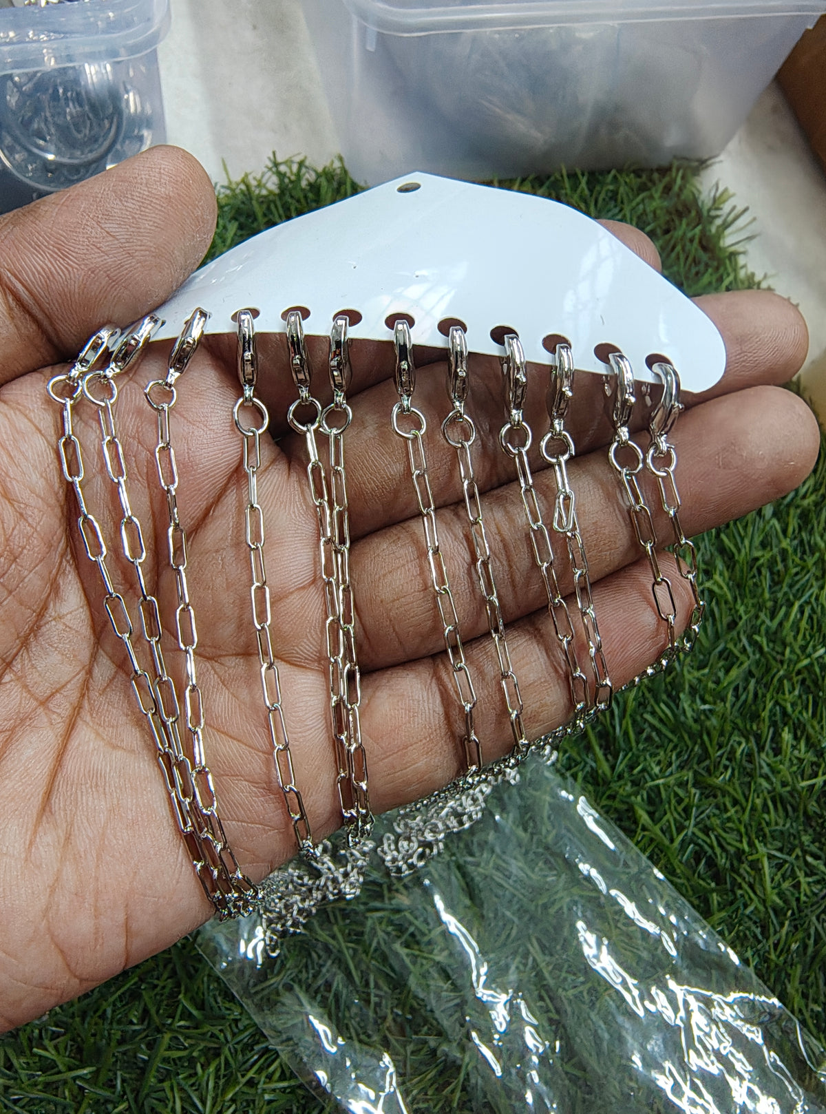 Antiturnish readymade bracelet chain (ch - 542)