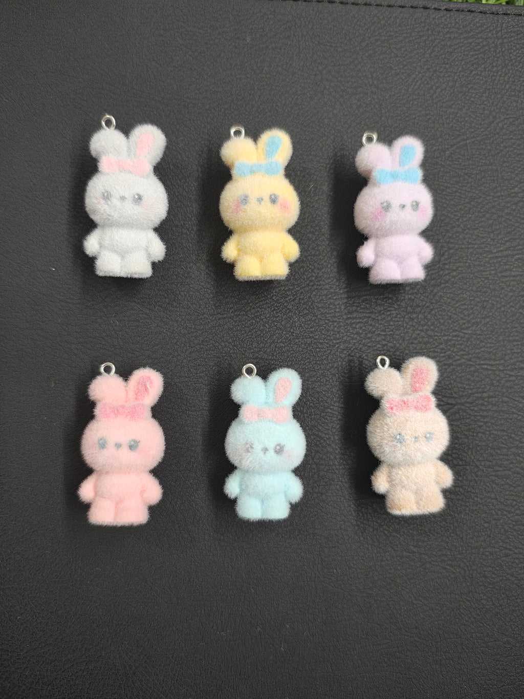 Bunny fur charm
