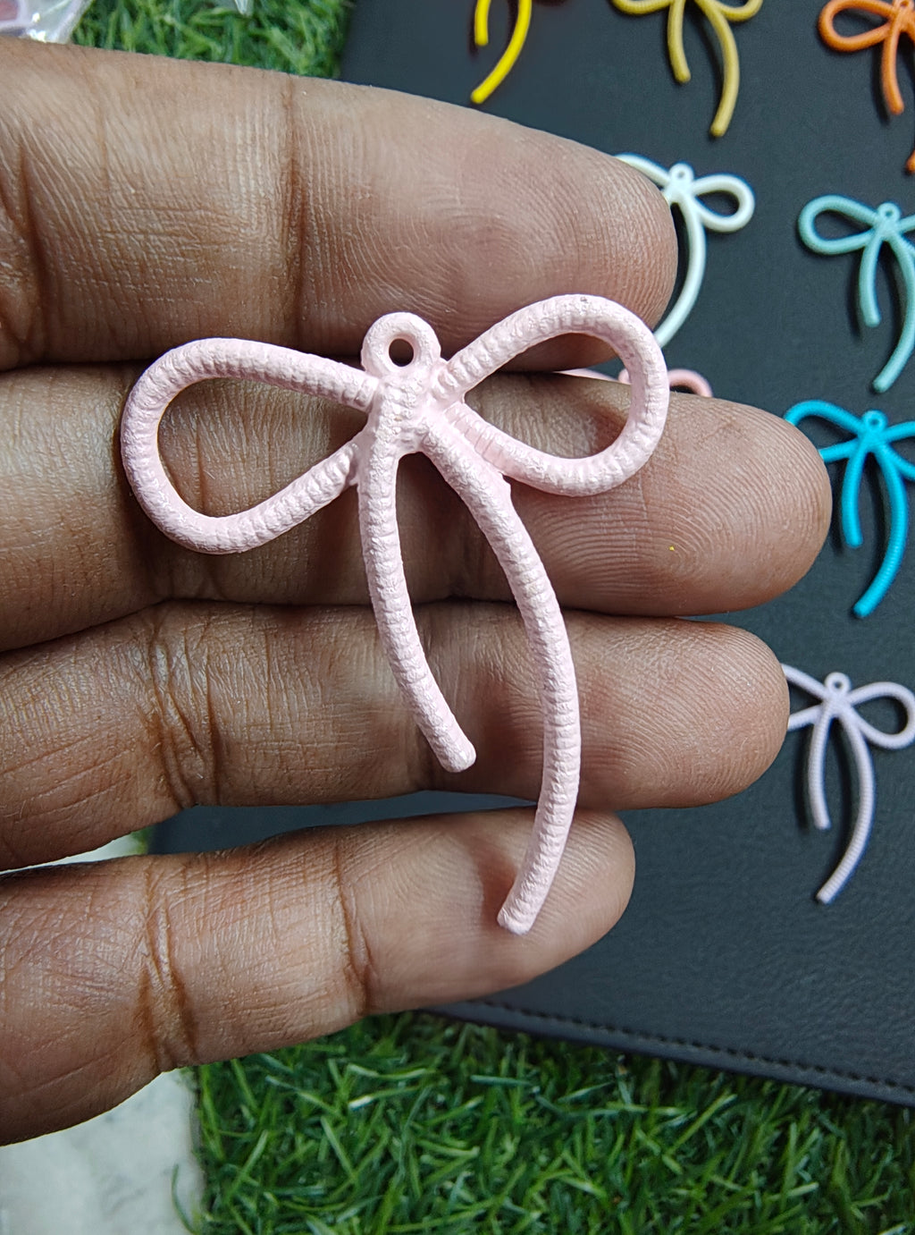 Big colour bow charm