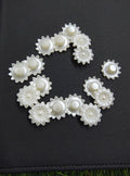 Acrylic pearl flower beads (APB3026)