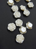 Acrylic pearl rose beads ( APB3007 )