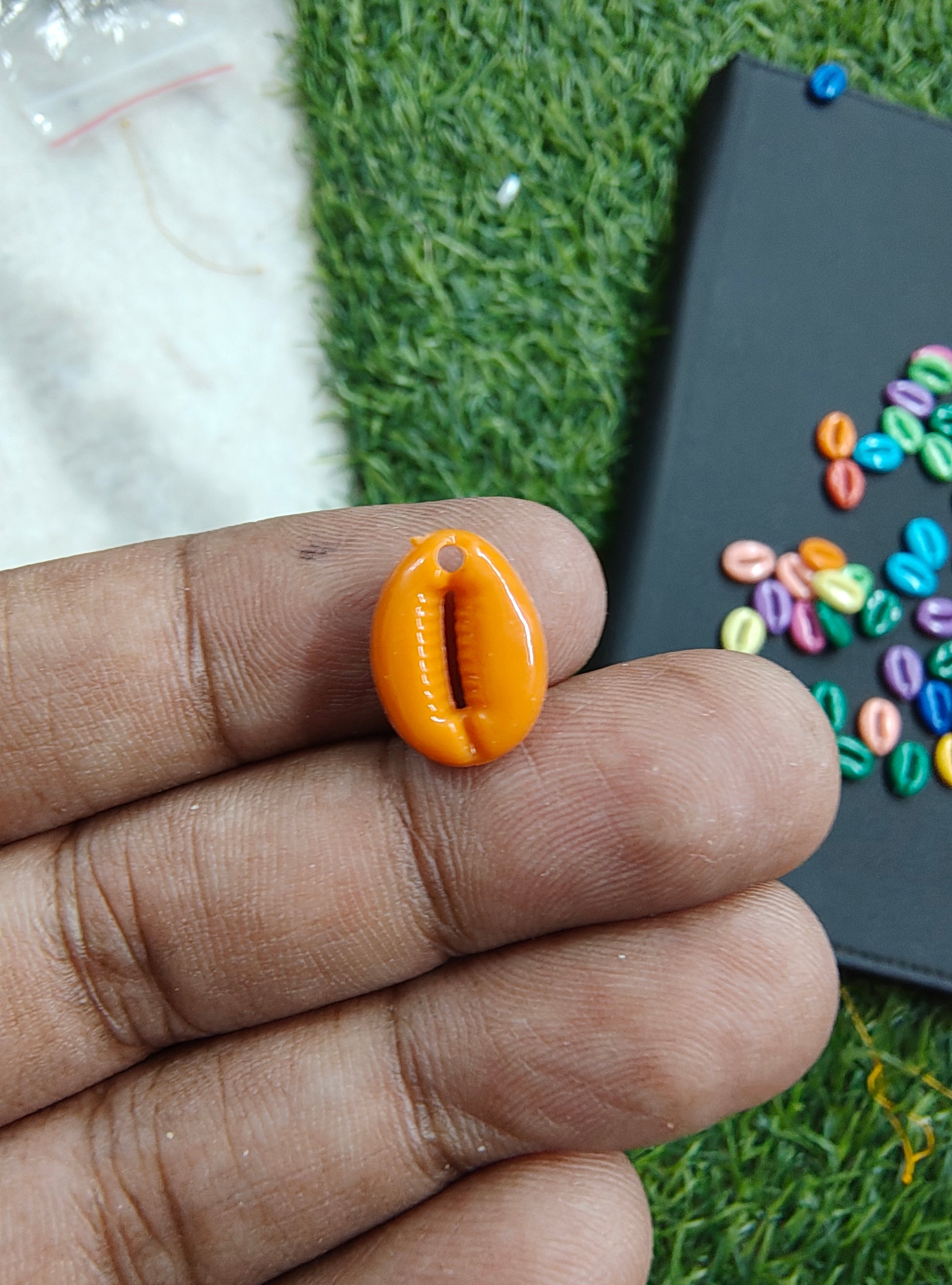 Mix colour acrylic cowrie