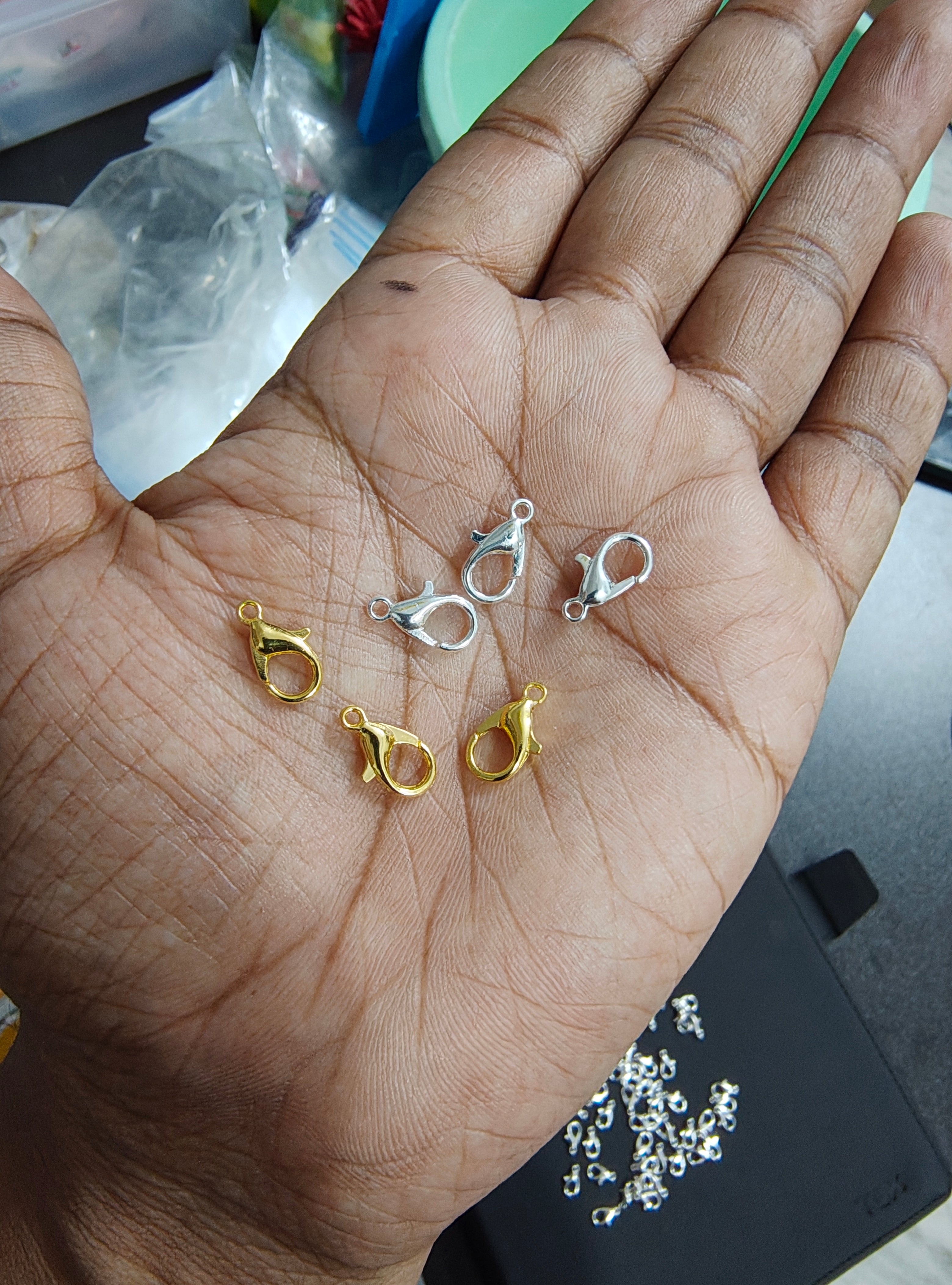 10mm small lobster hook! 10 piece! (Jf1071)
