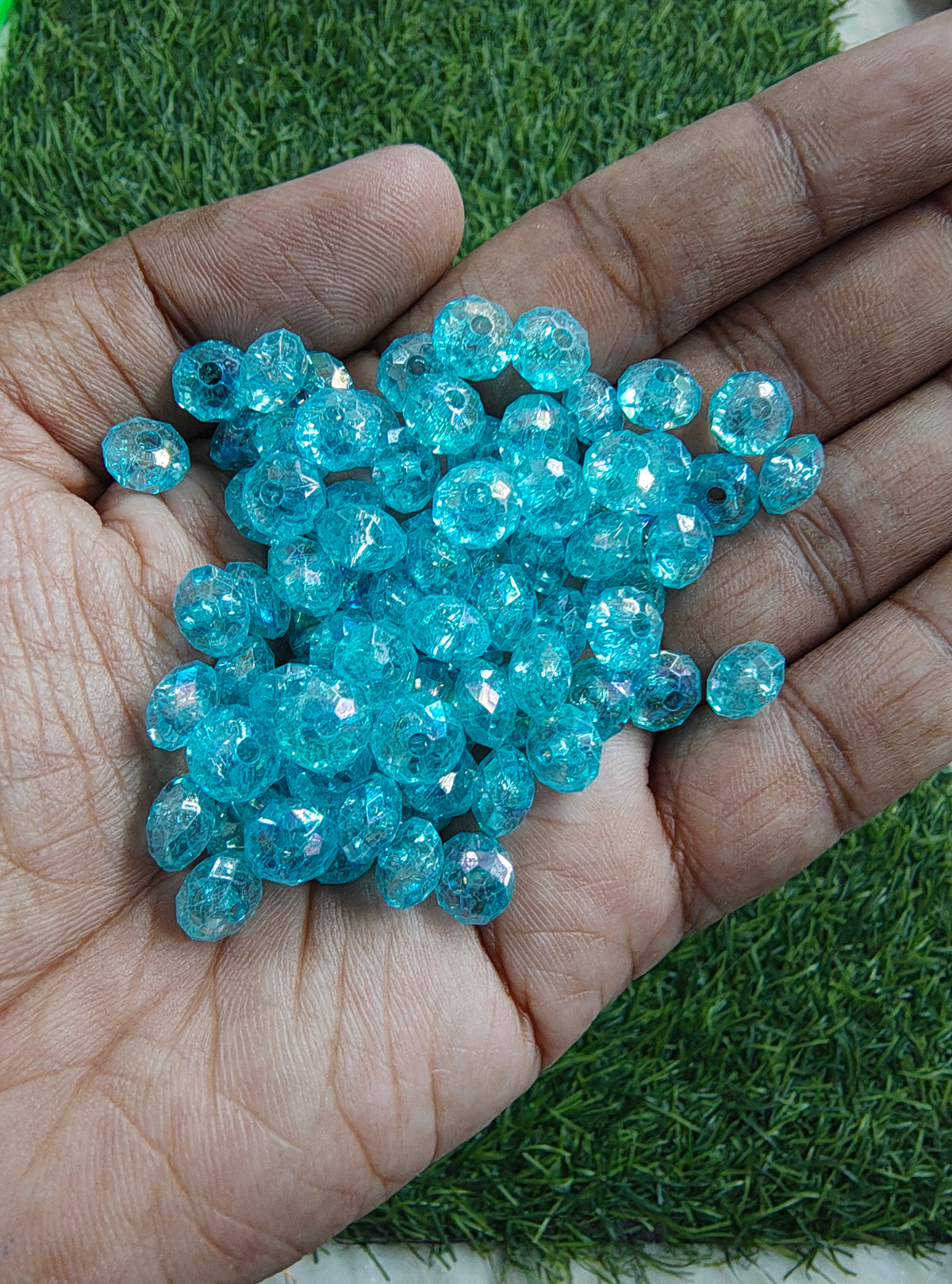 8mm acrylic crystal beads (AB2139)