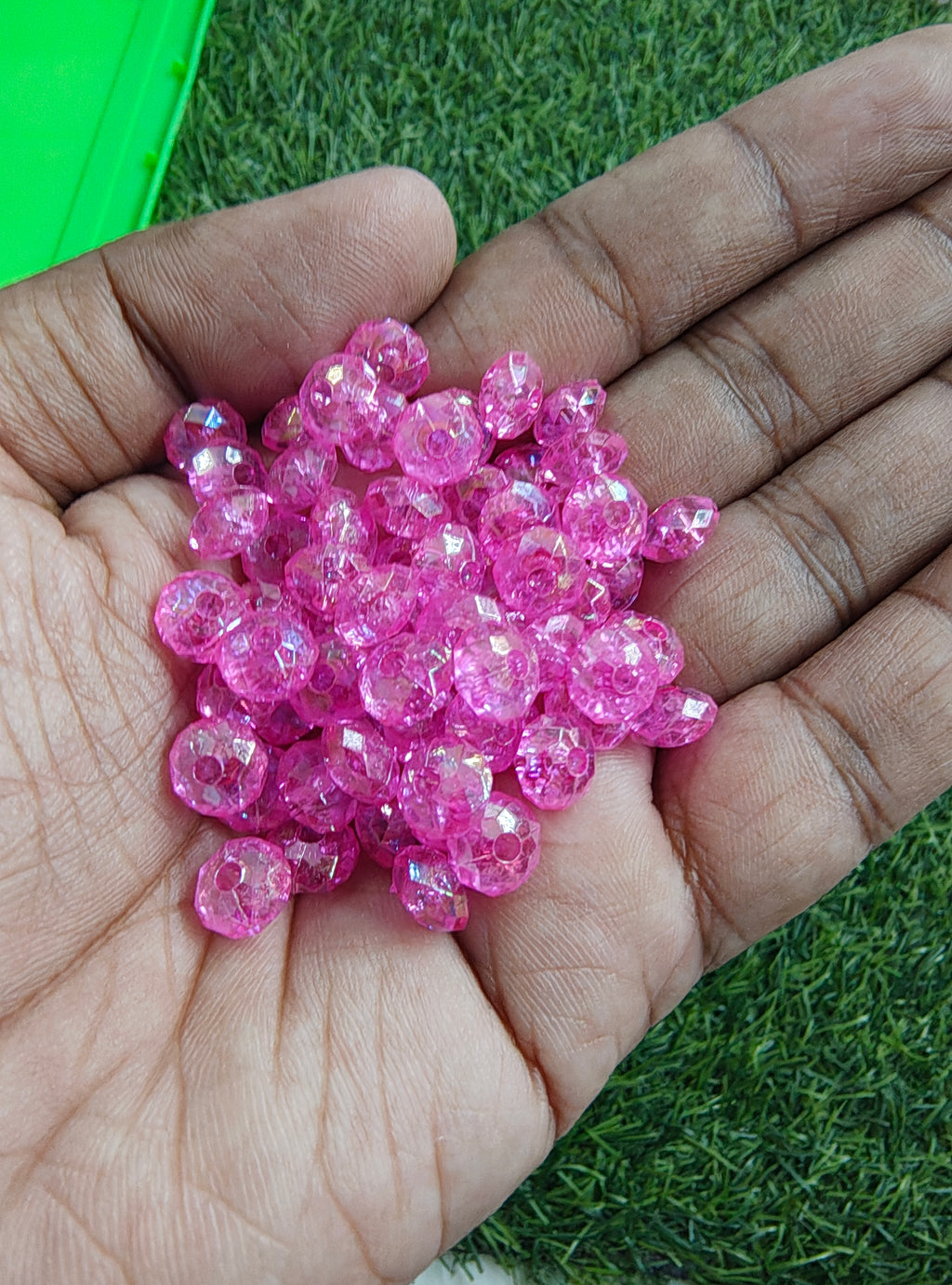 8mm acrylic crystal beads (AB2139)