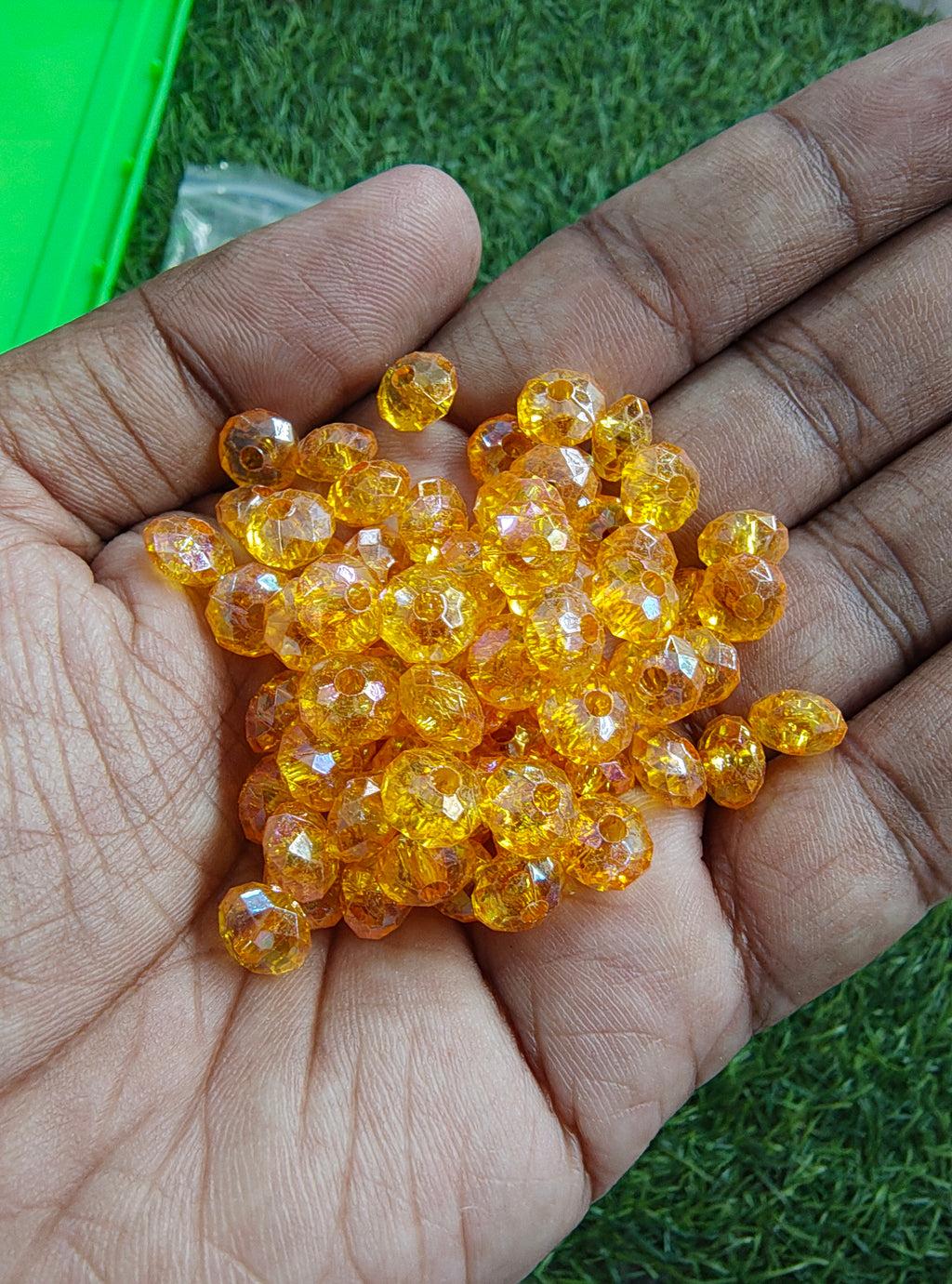 8mm acrylic crystal beads (AB2139)