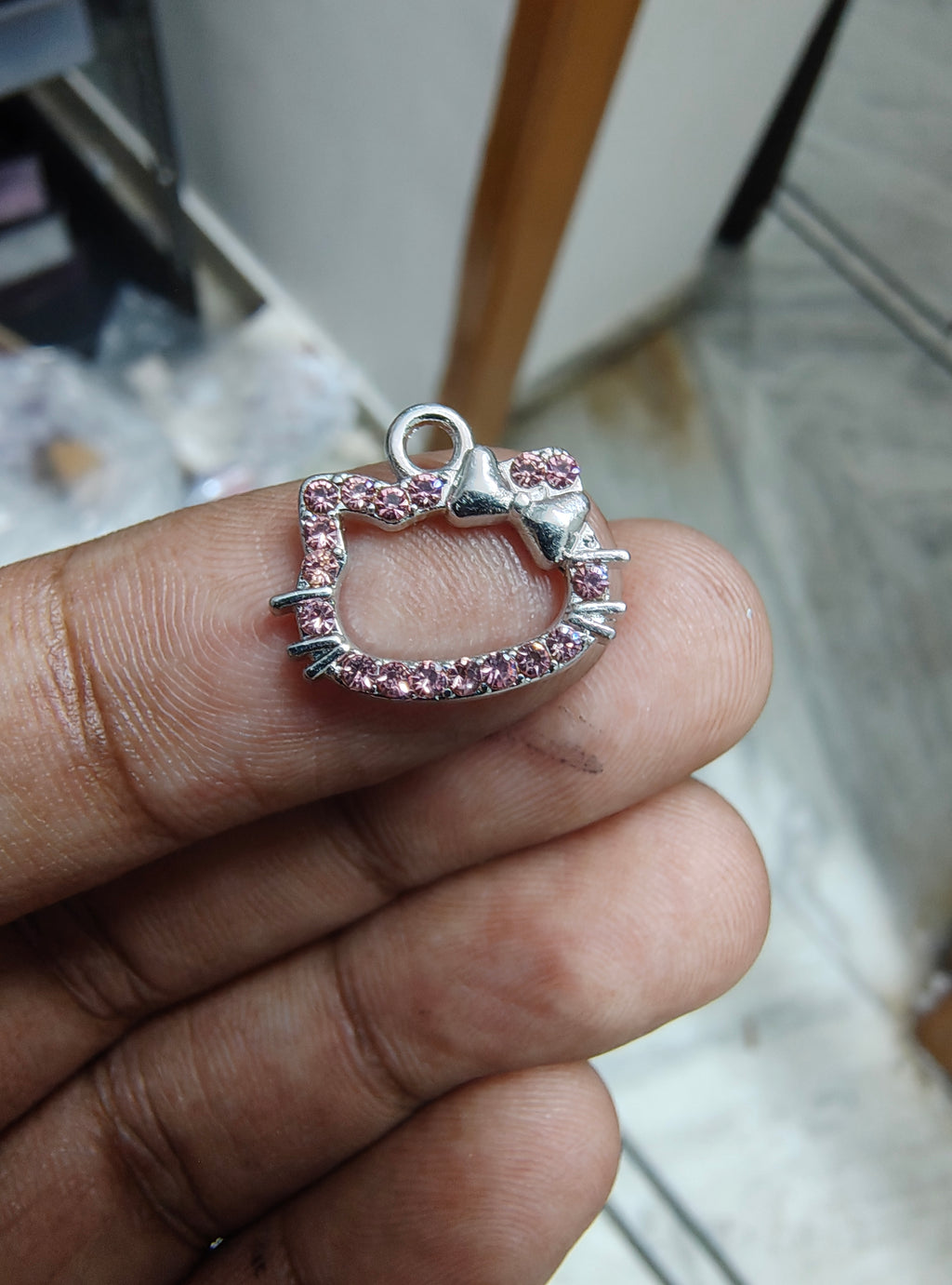 Hello kitty stone charm (PC2035)