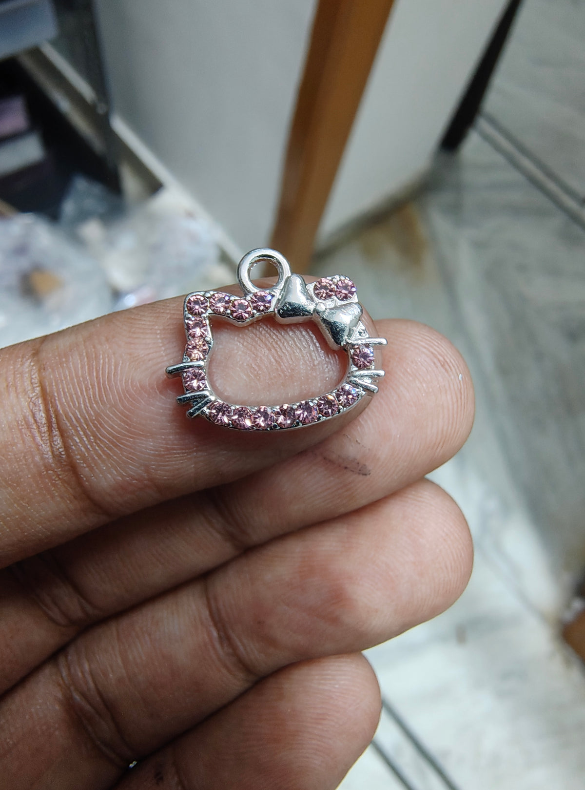 Hello kitty stone charm (PC2035)