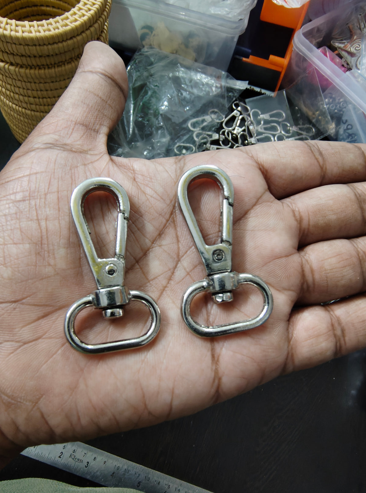 Silver heavy lobster hook