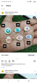 Evil eye rakhi charm( 28-33) ( RC3030 )