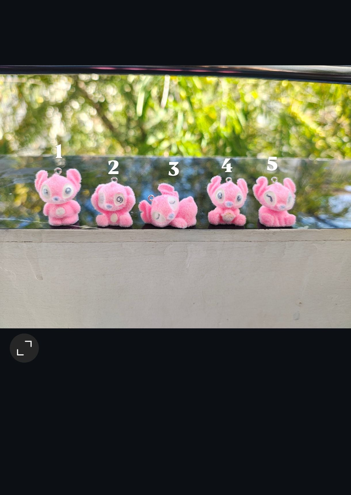 Pink snitch fur charm