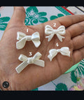 Big acrylic pearl bow beads 30 mm approx ( APB3010 )