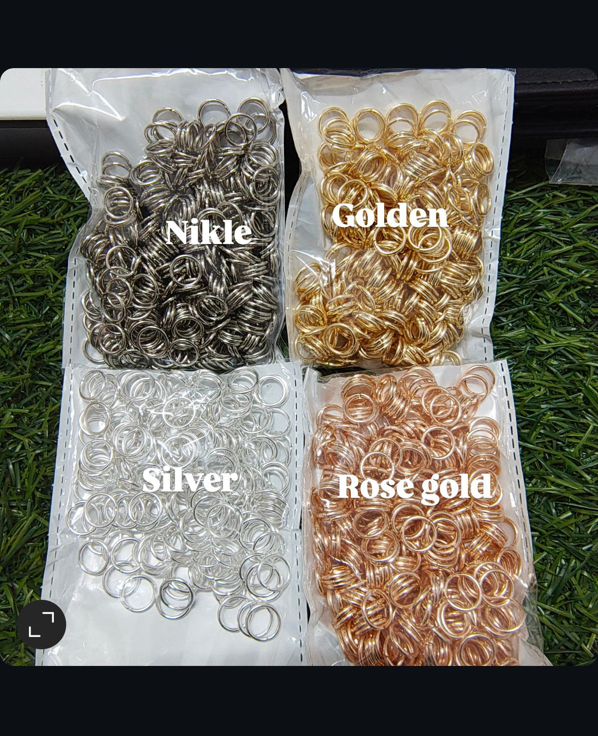 10mm thick Jumpring for keychain (JF1036)