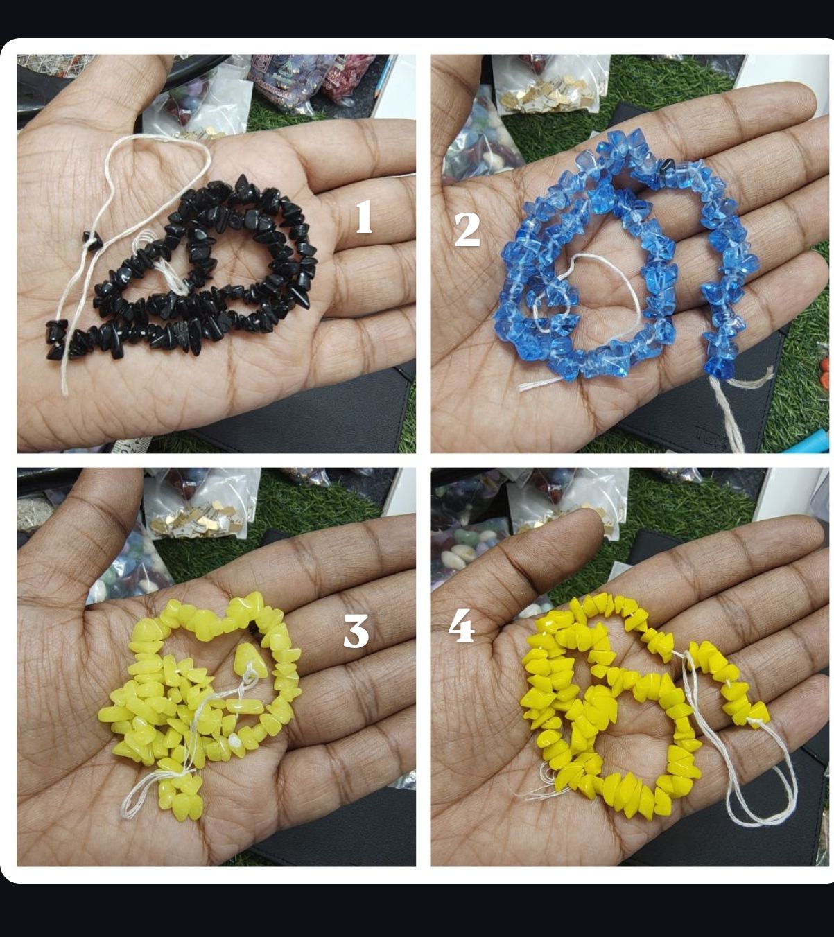 Glass chip beads ( GB4027 )