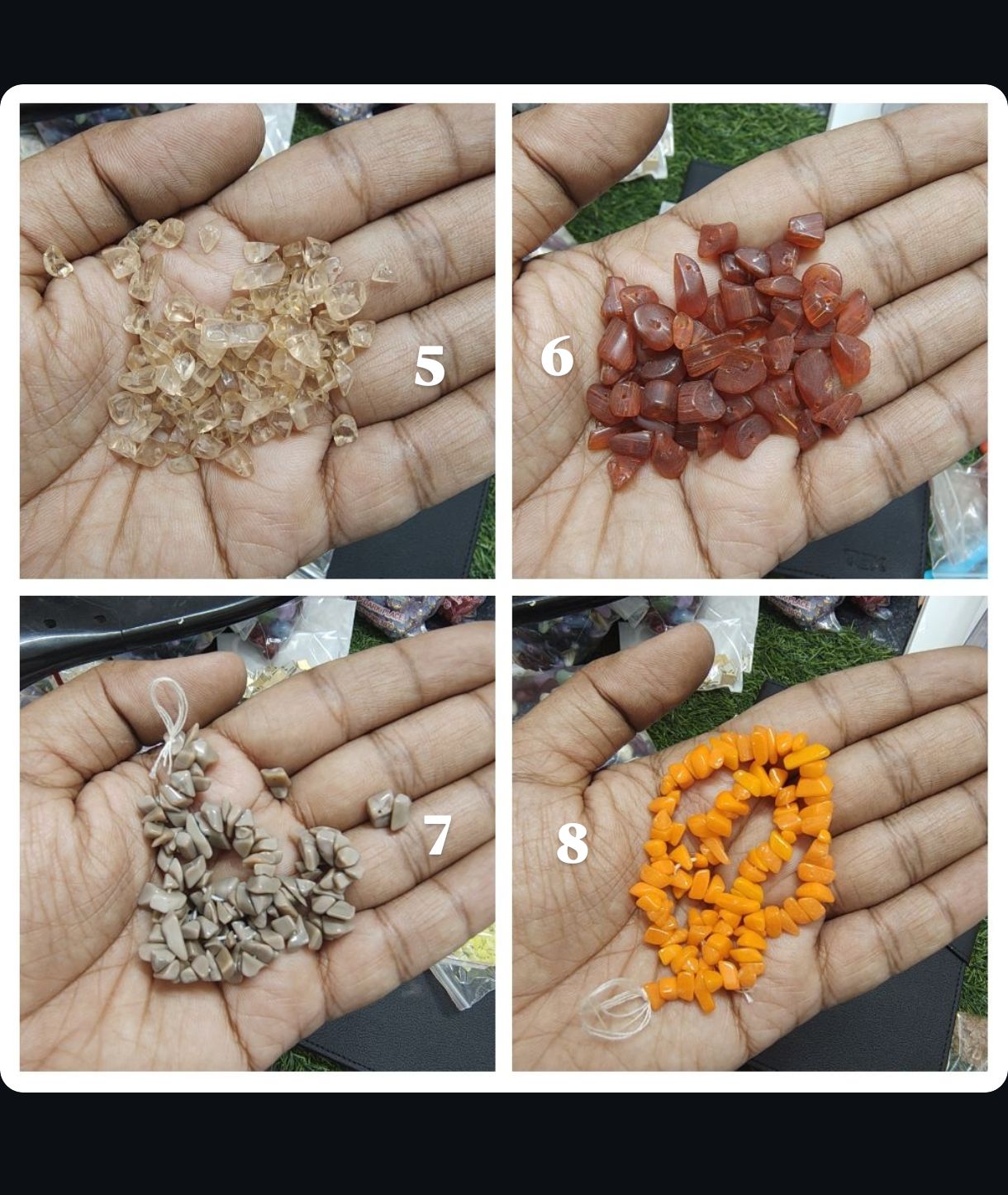 Glass chip beads ( GB4027 )