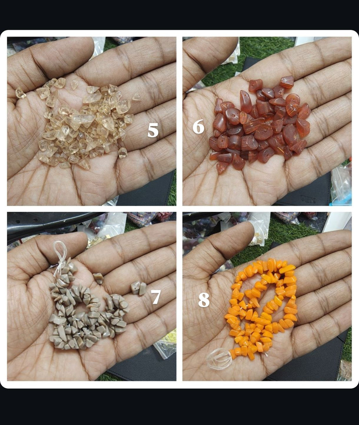 Glass chip beads ( GB4027 )
