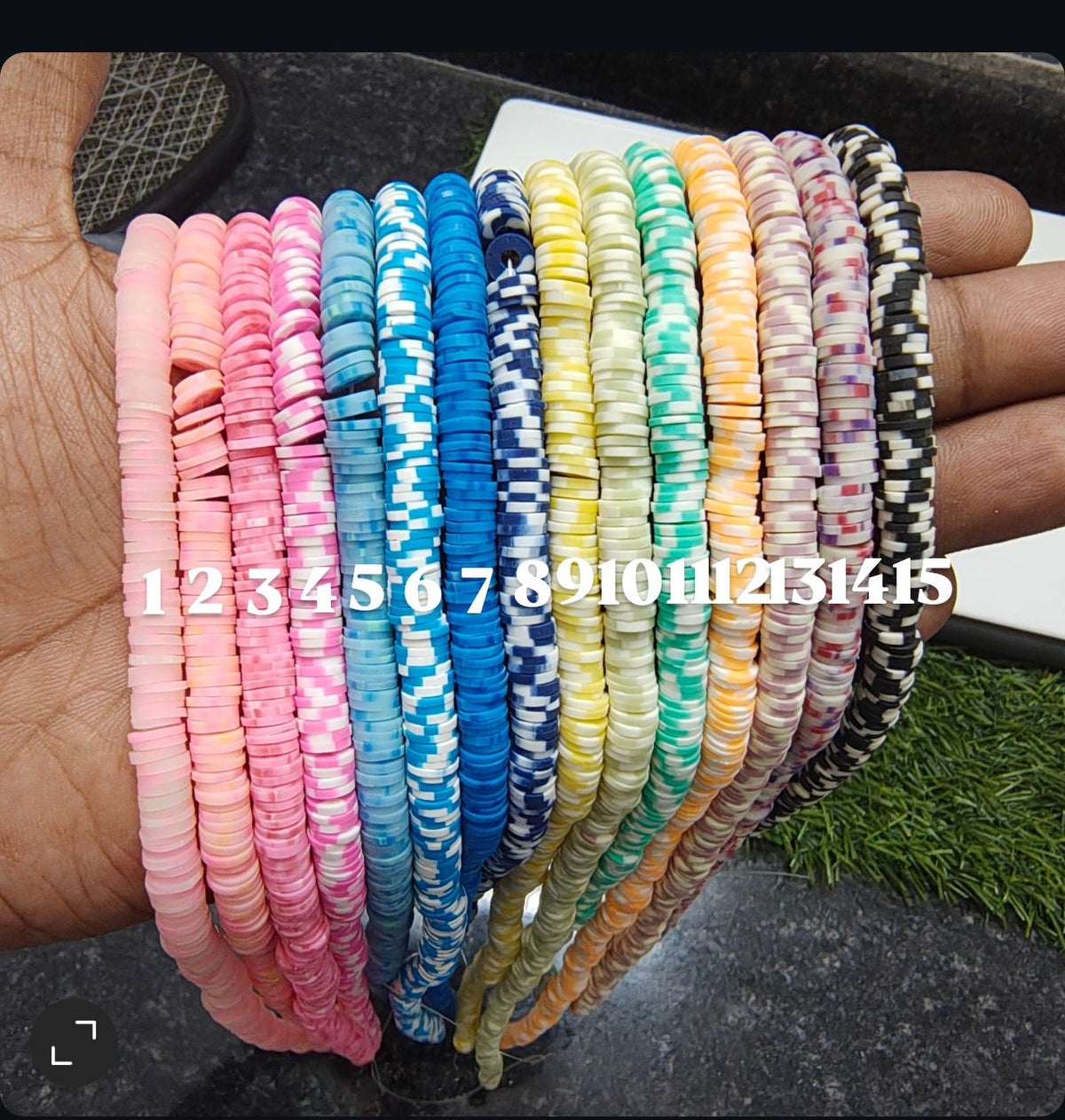 Femo beads mix colour type 1 ( FIMO-005 )