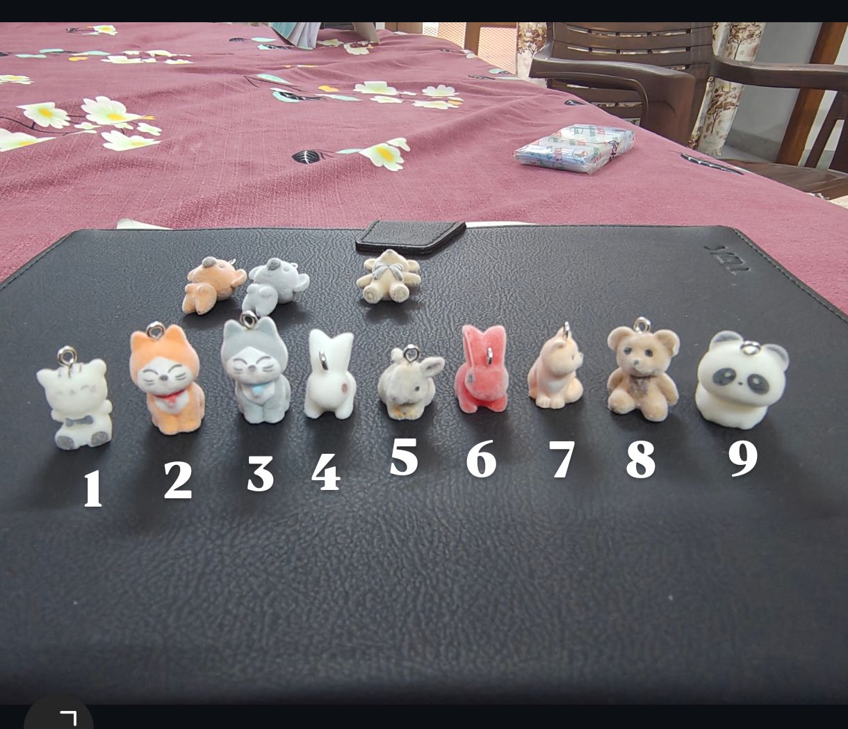 Fur charm ( 1-9) ( 3DC1002 )