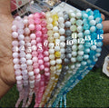 8mm milky crackle glass beads( 15 colour) ( GB4020 )