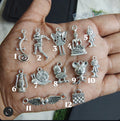 Silver metal charm ( MTC7040 )