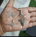 Silver metal charm ( MTC7038 )