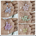 Pumpkin glass beads (GB4040)