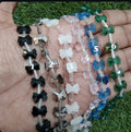 Small glass bow beads (GB4042)